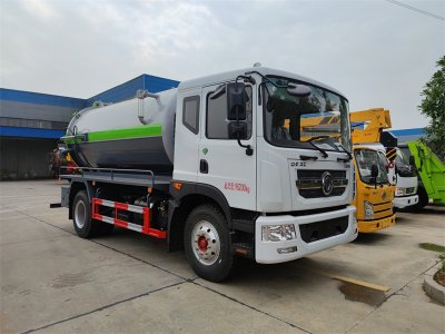 抽吸運(yùn)輸污水淤泥、糞便、沼液罐式車(chē)，國(guó)六排放吸污車(chē)抽吸快、適用面廣